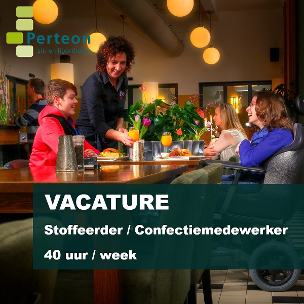 Vacature: stoffeerder / confectiemedewerker (40 uur / week)